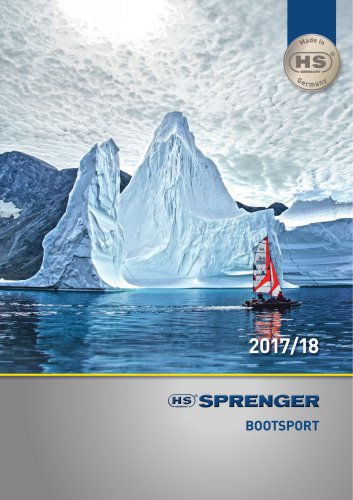 SPRENGER Bootsport Katalog 2017/18