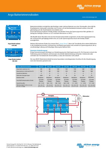 Argo Batterietrenndioden