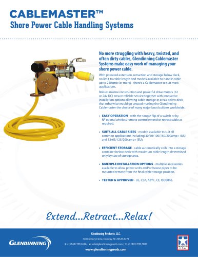 Cablemaster™ CM Series Sell Sheet