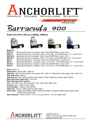 BARRACUDA 900