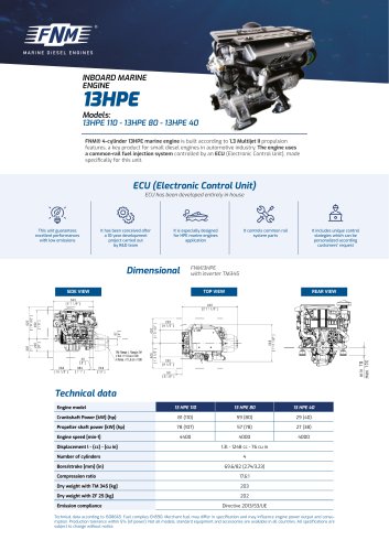 13HPE from 40hp to 110hp