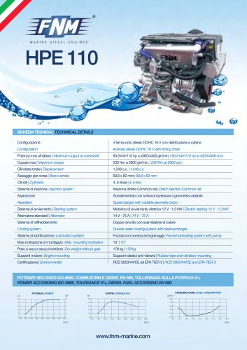 FNM ENGINE HPE 110