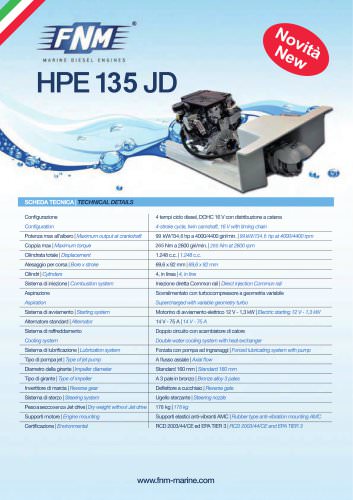 FNM ENGINE HPE 110 JD