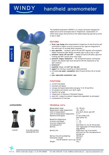 Windy 6 Anemometer 