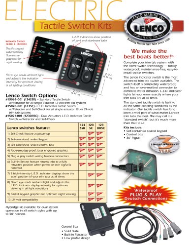 Electric tactile switch kits