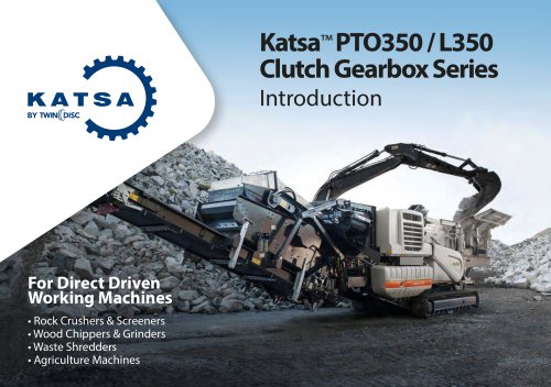 Katsa PTO350 / L350 Clutch Gearbox Series Brochure