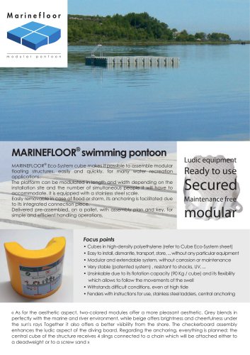 MARINEFLOOR SWIMMING PONTOON