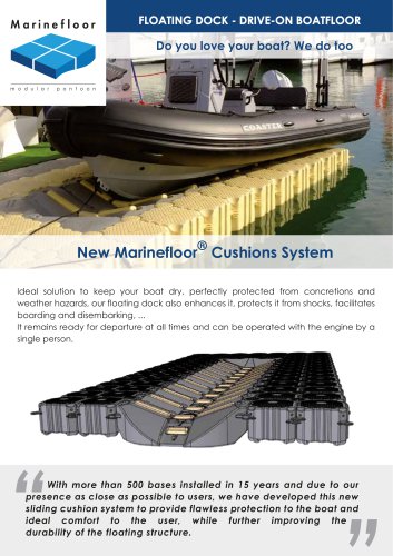 NEW BOATFLOOR SYSTEM -  MARINEFLOOR