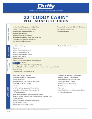 22 “CUDDY CABIN”