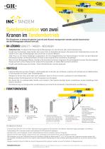 Synchronisation von zwei Kranen im Tandembetrieb - 1