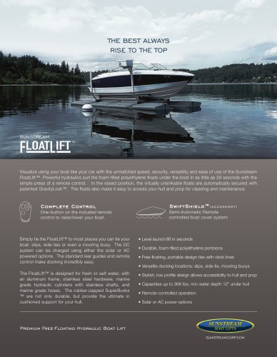 FloatLift Sales Sheet