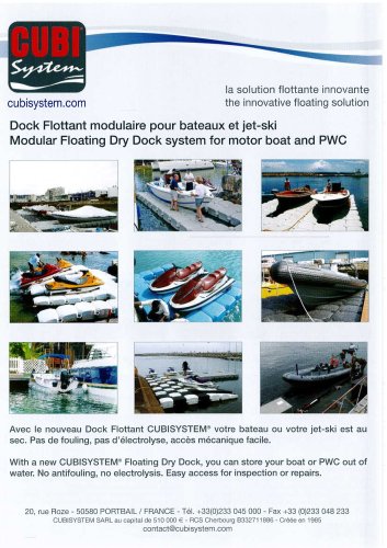 Floating pontoon boats and sea scooters