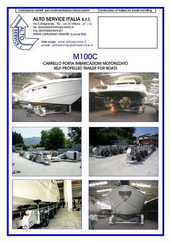 SELF PROPELLED BOAT TRAILER M100C