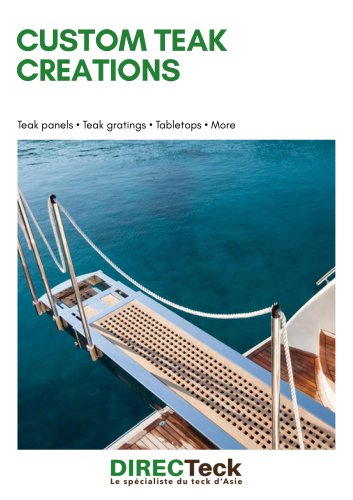 Directeck Custom Teak Catalogue