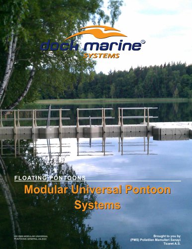 MODULAR UNIVERSAL PONTOONS GENERAL