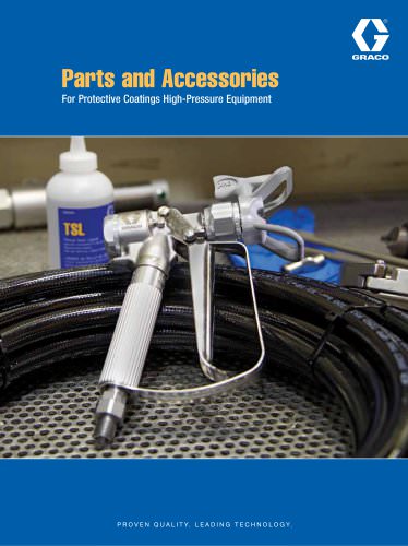 349329EN-A Parts Accessories for Protective Coatings Equipment brochure