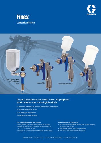 Finex air spray guns