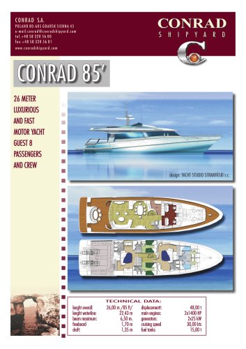 CONRAD 85 brochure