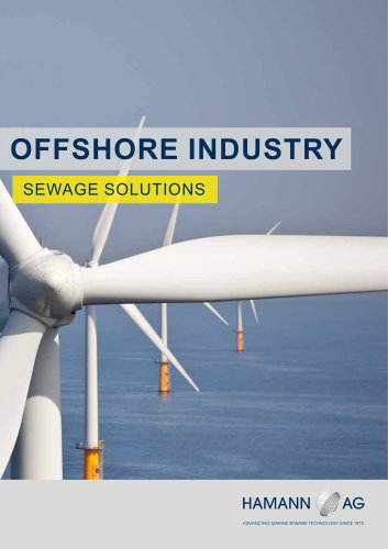 HAMANN Offshore Sewage Solutions Brochure