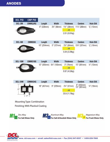 Freshwater Anodes