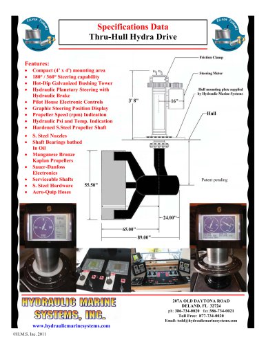 Thru-Hull Mounted Thruster