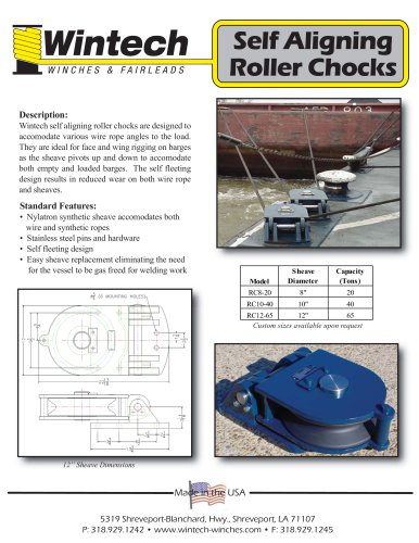 Self Aligning Roller Chock