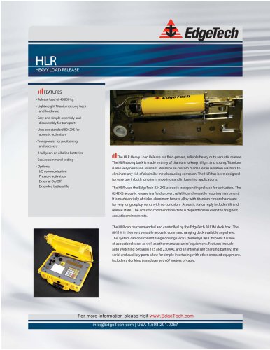 HLR HEAVY LOAD RELEASE