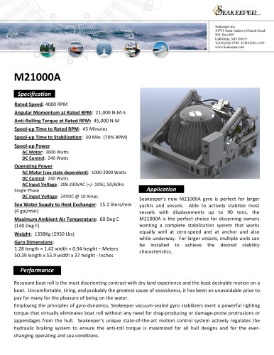 M21000A SPEC BROCHURE EN