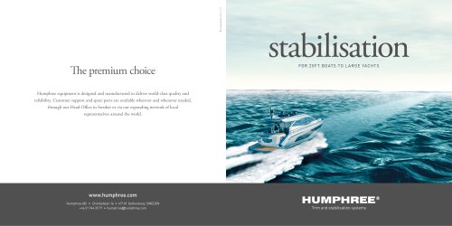 STABILISATION FOR 25FT BOATS TO LARGE YACHTS