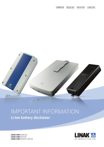 Li-Ion battery disclaimer