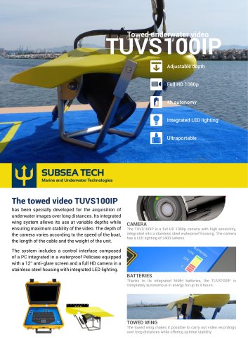 TOWED UNDERWATER VIDEO SYSTEM