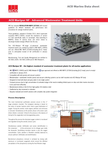 ACO Marine Data Sheet Maripur NF 2014
