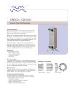 CB300 / CBH300 Brazed Plate Heat Exchanger