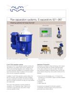 Flex separation systems, S separators 921–987