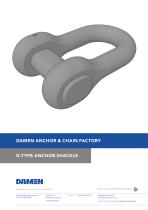 D-TYPE ANCHOR SHACKLE