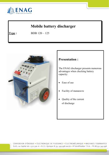 BDB range – Mobile discharge