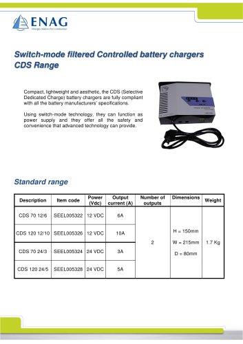 CDS range – 12/24V