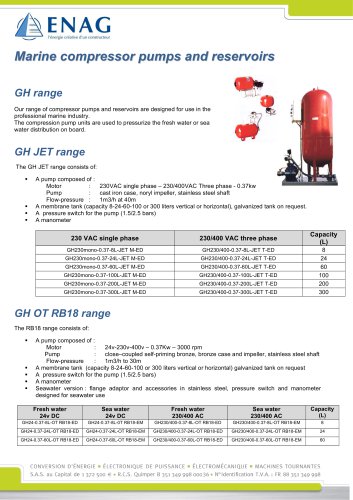 COMPRESSION PUMP UNIT AC OR DC