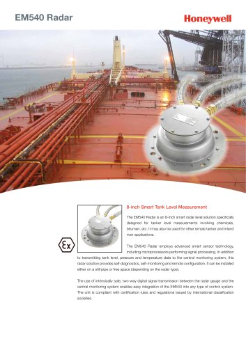 EM540 Radar Product Datasheet