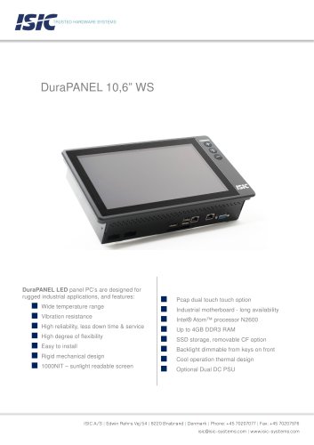 DuraPANEL 10.6"