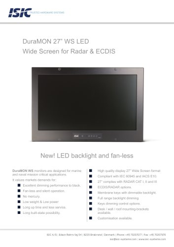 MONITOR 27” WS LED