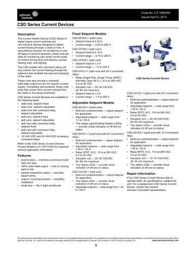 CSD Series Current Devices