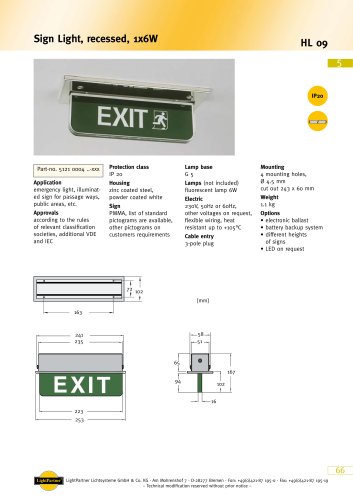 emergency exit light sign for ships 