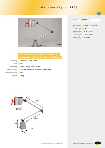 TI65 Machine Light, 6 W