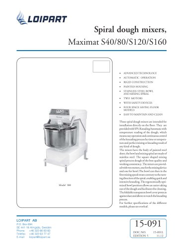 Maximat S40/80/S120/S160