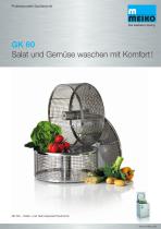 Salat und Gemüse waschen mit Komfort GK 60 - 1