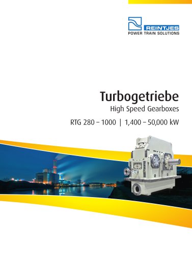 High Speed Gearboxes RTG 280 - 1000