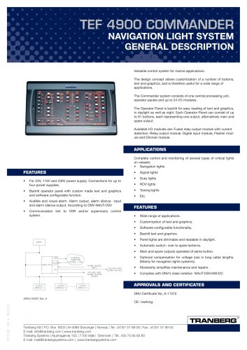 TEF 4900 COMMANDER