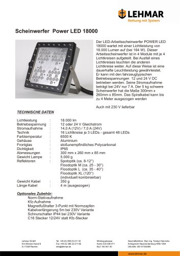 Power LED 18000