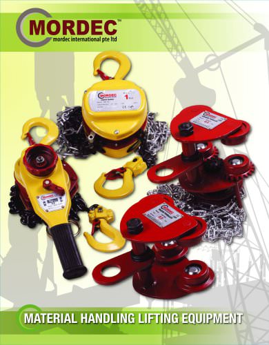 Material handling lifting equipment